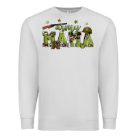 Dove Grey army mama Premium Sweatshirt - Zillion Design Studio