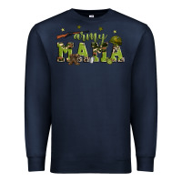 Navy army mama Premium Sweatshirt - Zillion Design Studio