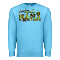 Ocean Blue army mama Premium Sweatshirt - Zillion Design Studio