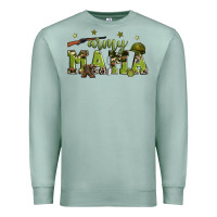 Seafoam army mama Premium Sweatshirt - Zillion Design Studio