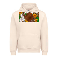 Sandshell baby goats and sunflower and cactus with cowhide license plate Urban Hoodie - Artiststas