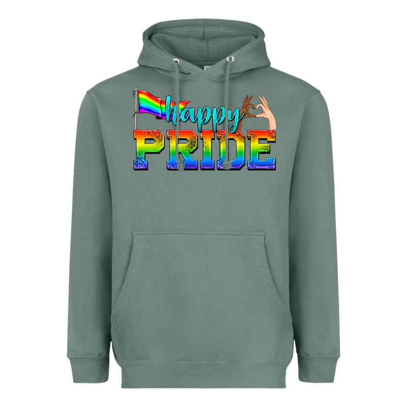 Happy Pride Heavyweight Hoodie by texasbilliewilder | Teevron