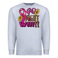 Heather Grey go fight win Premium Sweatshirt - RanaPortraitStore