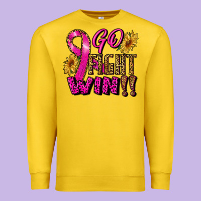 Go Fight Win Premium Sweatshirt Designed By Ranaportraitstore