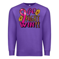 Purple go fight win Premium Sweatshirt - RanaPortraitStore