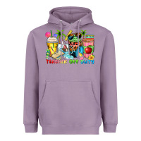 Lavender teacher off duty coffee cups Heavyweight Hoodie - Zillion Design Studio