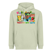 Matcha teacher off duty coffee cups Heavyweight Hoodie - Zillion Design Studio
