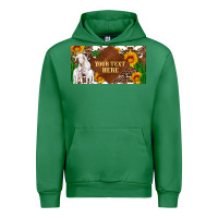 Emerald (preview)baby goats and sunflower and cactus with cowhide license plat Urban Hoodie - Artiststas