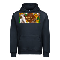 Navy (preview)baby goats and sunflower and cactus with cowhide license plat Urban Hoodie - Artiststas