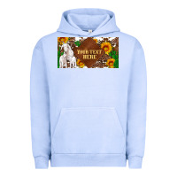 Pigment Grape Ice (preview)baby goats and sunflower and cactus with cowhide license plat Urban Hoodie - Artiststas