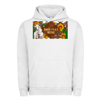 Pigment Lunar Rock (preview)baby goats and sunflower and cactus with cowhide license plat Urban Hoodie - Artiststas