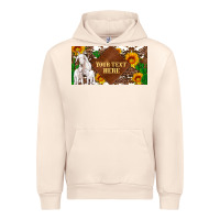 Sandshell (preview)baby goats and sunflower and cactus with cowhide license plat Urban Hoodie - Artiststas