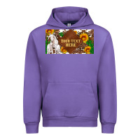 Tulip (preview)baby goats and sunflower and cactus with cowhide license plat Urban Hoodie - Artiststas