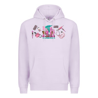 Lilac medical assistant elements Premium Hoodie - AdoDesignShop
