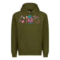 Army Green medical assistant elements Premium Hoodie - AdoDesignShop