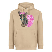 Mushroom Balerina French Bulldog With Tutu Heavyweight Hoodie - RanaPortraitStore