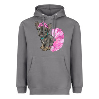 Storm Balerina French Bulldog With Tutu Heavyweight Hoodie - RanaPortraitStore