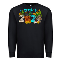 Black senior 2024 cow Premium Sweatshirt - Zillion Design Studio