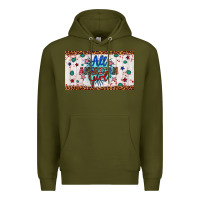 Army Green all american girl Premium Hoodie - Artiststas