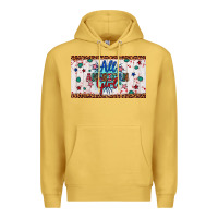 Antique Gold all american girl Premium Hoodie - Artiststas
