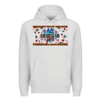 Dove Grey all american girl Premium Hoodie - Artiststas