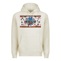 Oatmeal Heather all american girl Premium Hoodie - Artiststas