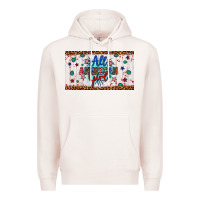 Pale Pink all american girl Premium Hoodie - Artiststas
