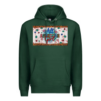 Sports Green all american girl Premium Hoodie - Artiststas