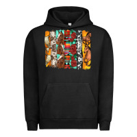 Western Horses Roses And Bullskulls Wıth Cowhide Amd Serape Brushstro Urban Hoodie | Teevron