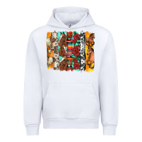 White western horses roses and bullskulls wıth cowhide amd serape brushstro Urban Hoodie - Artiststas