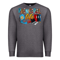 Charcoal Heather principal life Premium Sweatshirt - Zillion Design Studio