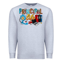 Heather Grey principal life Premium Sweatshirt - Zillion Design Studio