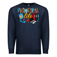 Navy principal life Premium Sweatshirt - Zillion Design Studio