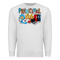 Oatmeal Heather principal life Premium Sweatshirt - Zillion Design Studio
