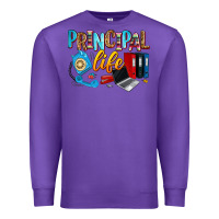 Purple principal life Premium Sweatshirt - Zillion Design Studio