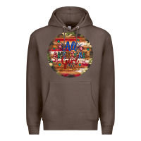 Coffee all american girl Premium Hoodie - Artiststas