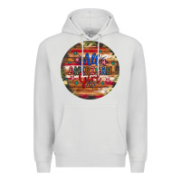 Dove Grey all american girl Premium Hoodie - Artiststas