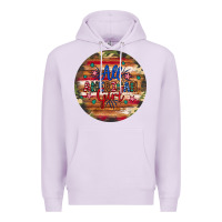 Lilac all american girl Premium Hoodie - Artiststas