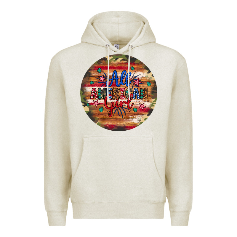 All American Girl Premium Hoodie by Artiststas | Teevron