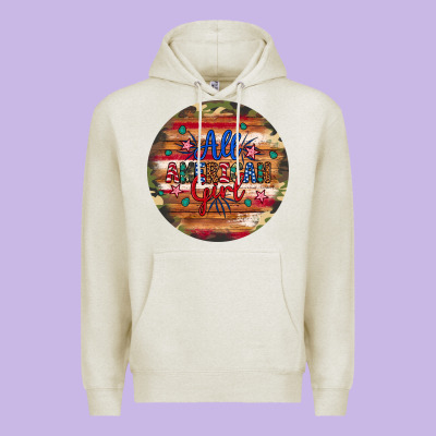 All American Girl Premium Hoodie Designed By Artiststas