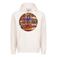 Pale Pink all american girl Premium Hoodie - Artiststas