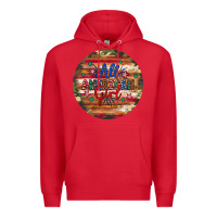 Red all american girl Premium Hoodie - Artiststas