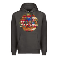 Smoke all american girl Premium Hoodie - Artiststas