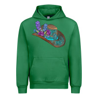 Emerald cowboy hat Urban Hoodie - AdoDesignShop
