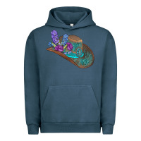 Pigment Midnight Navy cowboy hat Urban Hoodie - AdoDesignShop