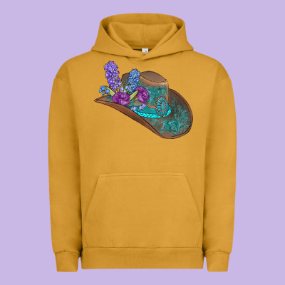 Cowboy Hat Urban Hoodie Designed By Adodesignshop