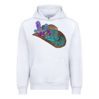 White cowboy hat Urban Hoodie - AdoDesignShop