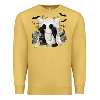 Antique Gold Ghost Cat Premium Sweatshirt - texasbilliewilder