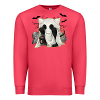 Cardinal Ghost Cat Premium Sweatshirt - texasbilliewilder