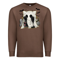 Chestnut Ghost Cat Premium Sweatshirt - texasbilliewilder